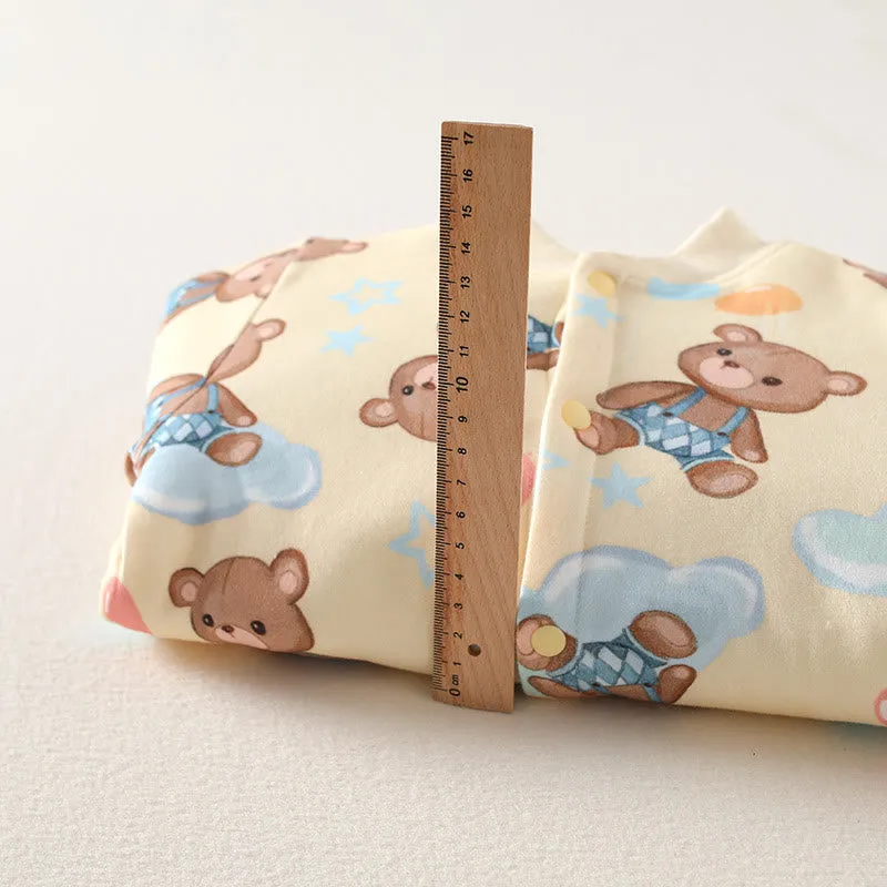 Baby Bear Quilted Pajamas Romper