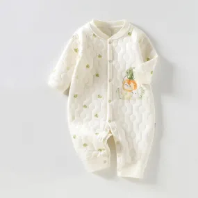 Baby Lion Koala Friend Quilted Romper