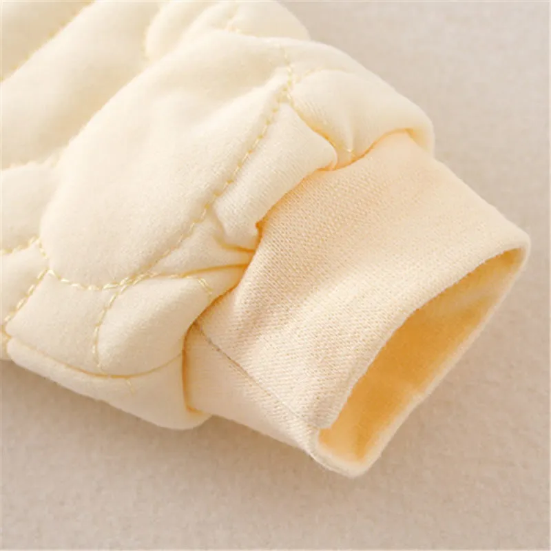 Baby Newborn Quilted Bear Kimono Romper