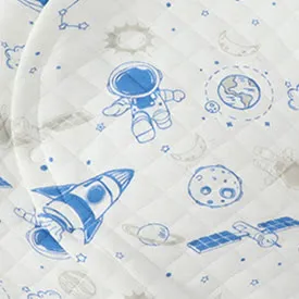 Baby Rocket Planet Astronaut Quilted Romper