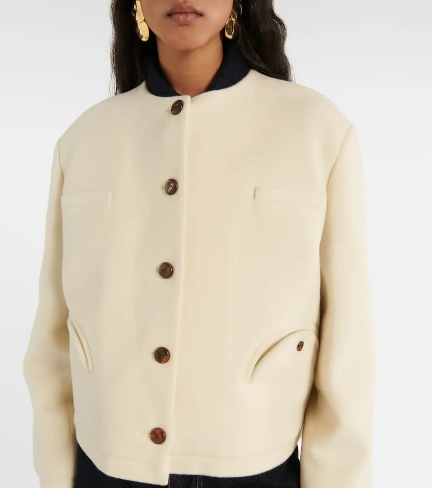 Blaze Milano Milano Gliss wool and cashmere-blend jacket