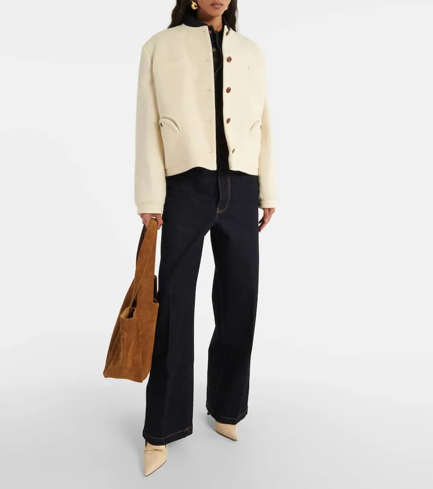 Blaze Milano Milano Gliss wool and cashmere-blend jacket