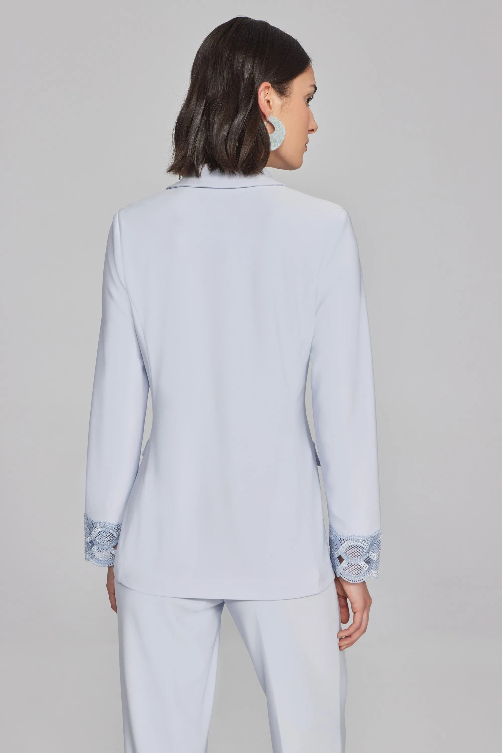 Bonded Silky Knit Blazer