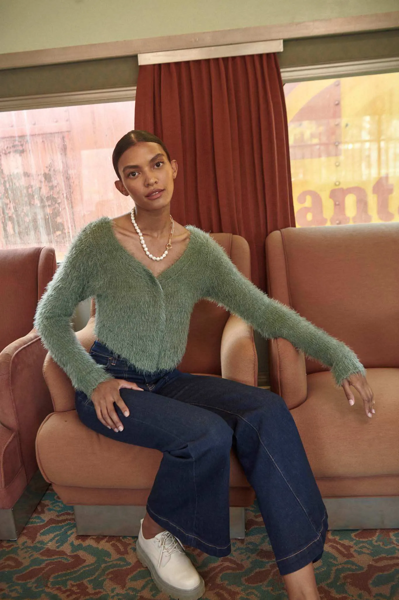 Cuddle Closer Solid Furry Knit Cardigan