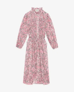 Dalida Dress | Raspberry and Black