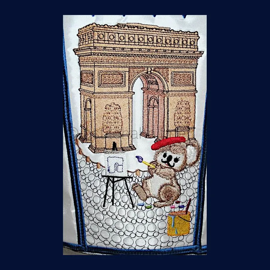 Fuzzy France Bucket Bin