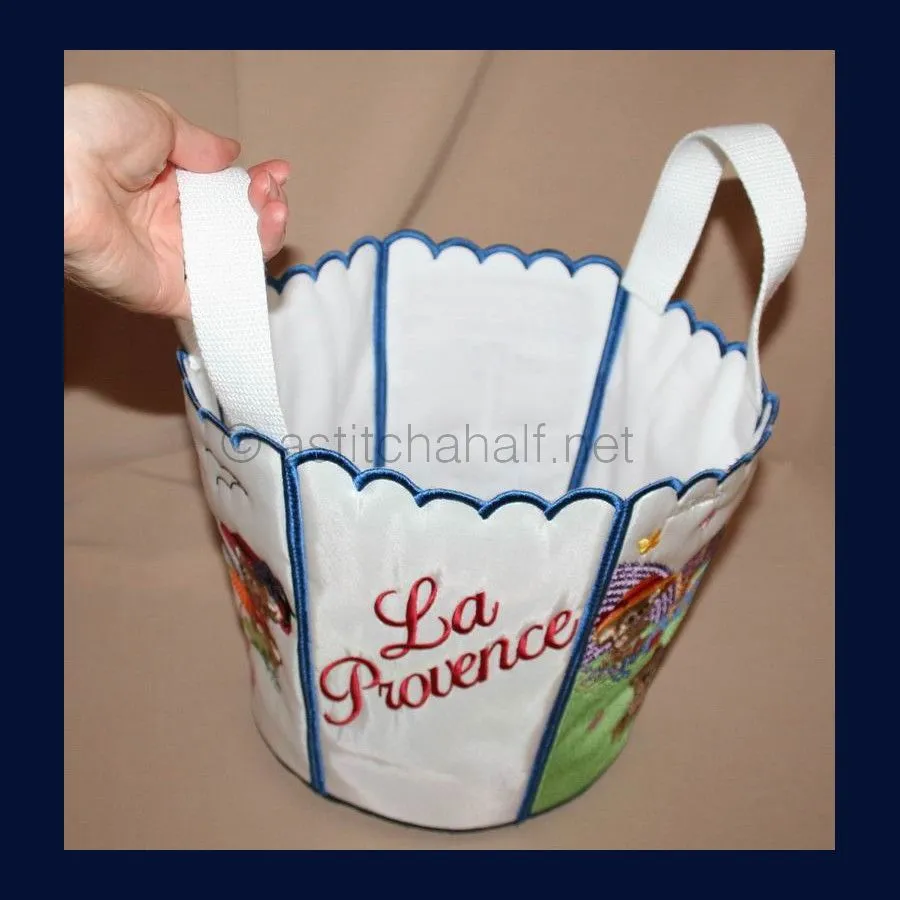Fuzzy France Bucket Bin