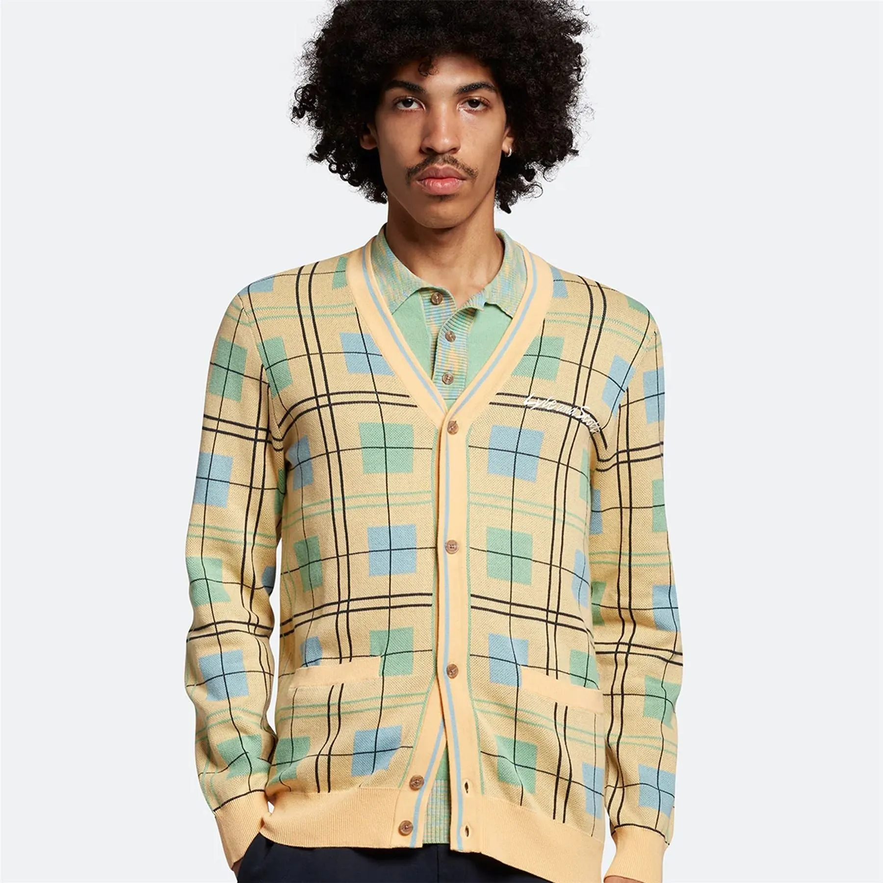Grid Cardigan Sunbeam - SS23