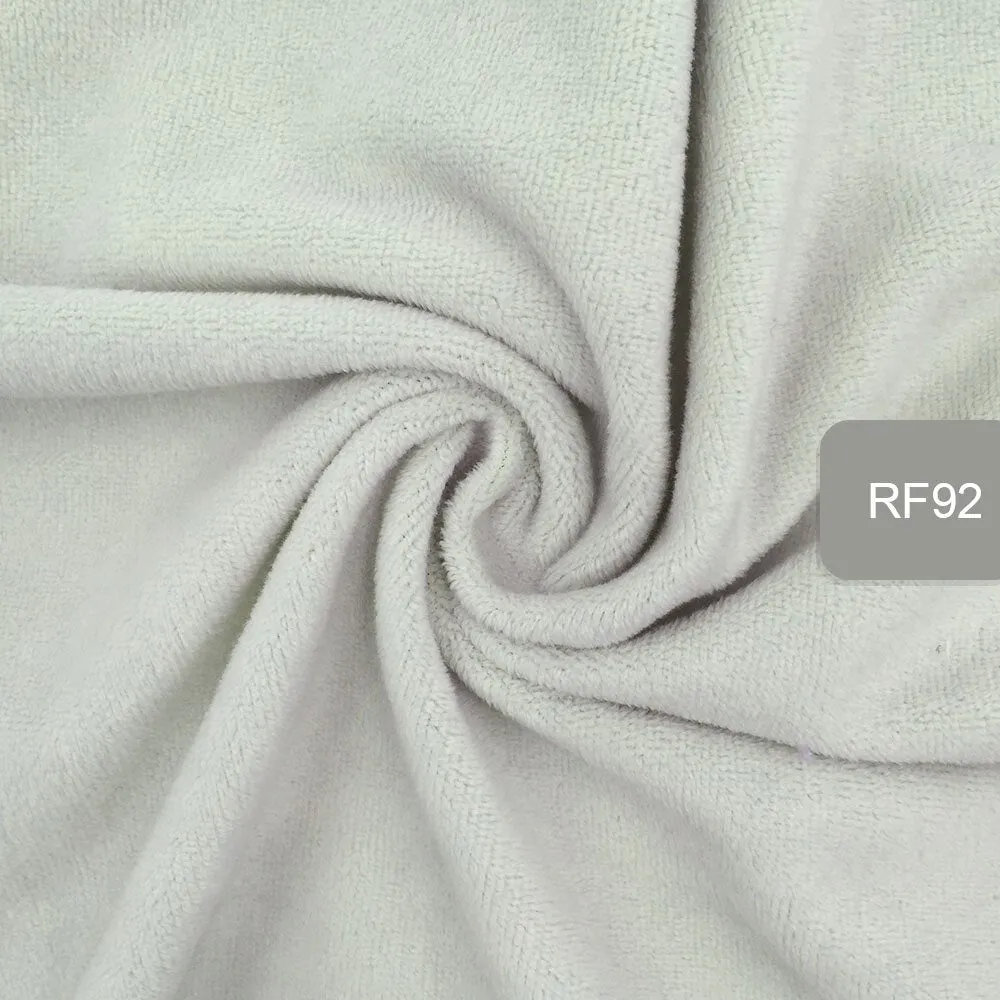HULIANFU   Zyfmptex 1pcs Minky Fabrics For Sewing Diy Handmade Home Textile Cloth For Toys Plush Fabric Patchwork Solid Color Style 45*50cm