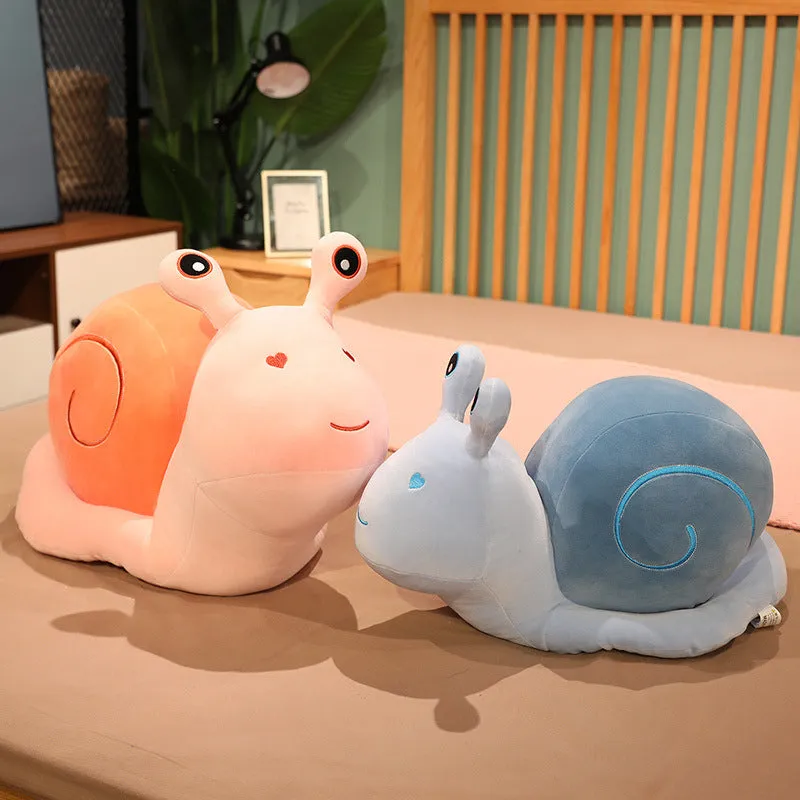 Kawaii Snuggly Snail Plushies Trio