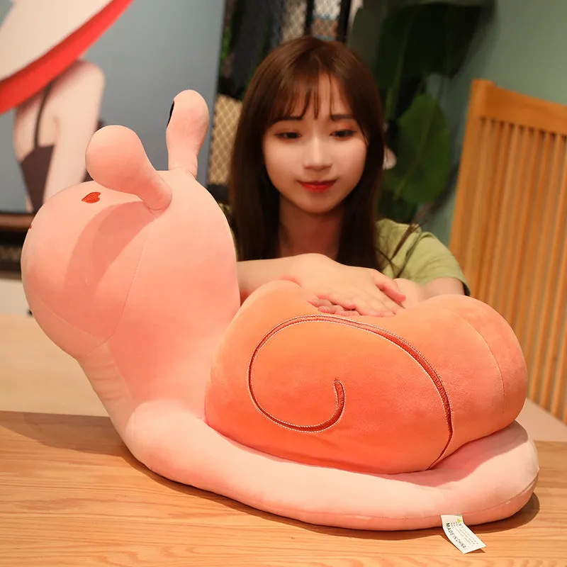 Kawaii Snuggly Snail Plushies Trio