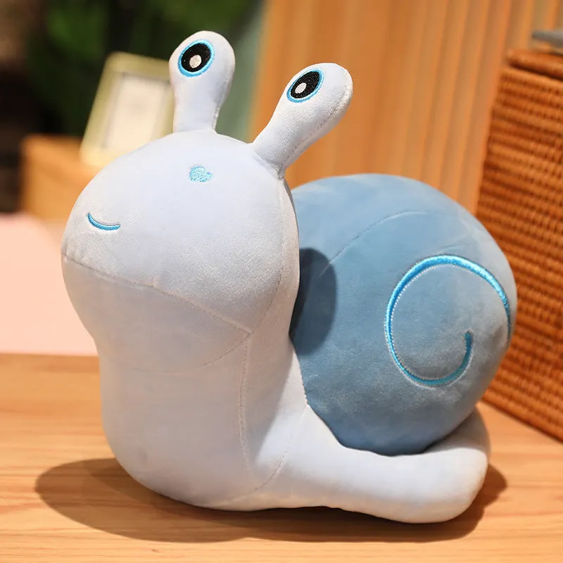 Kawaii Snuggly Snail Plushies Trio