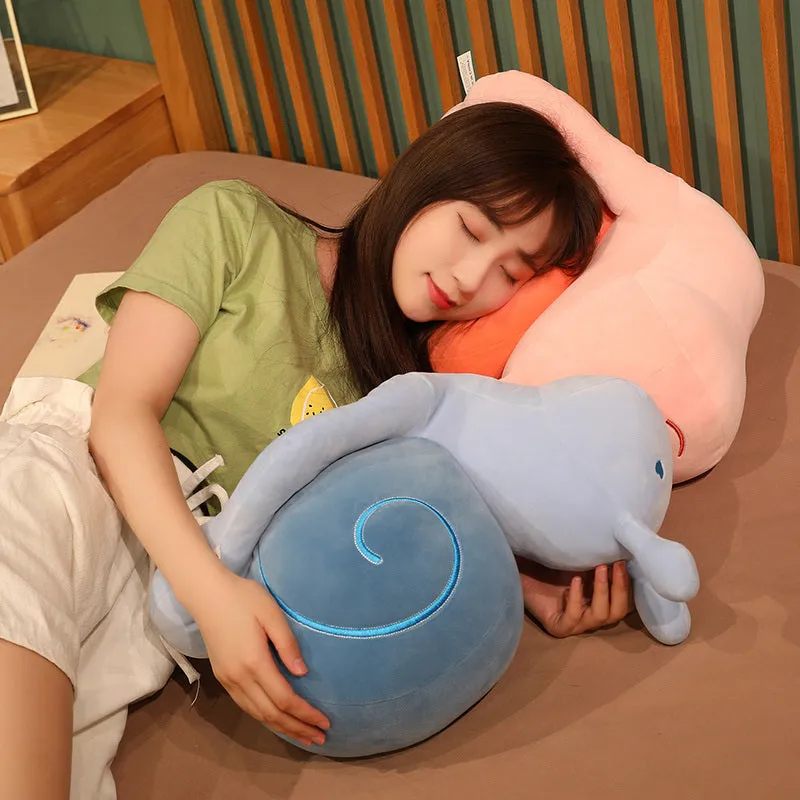 Kawaii Snuggly Snail Plushies Trio