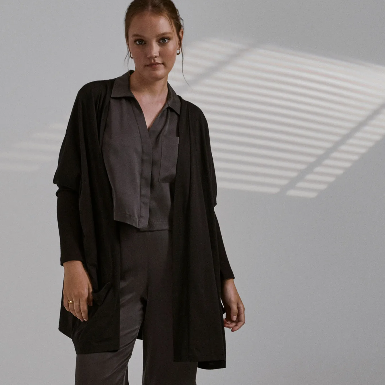 Organic Pima Short Cardigan