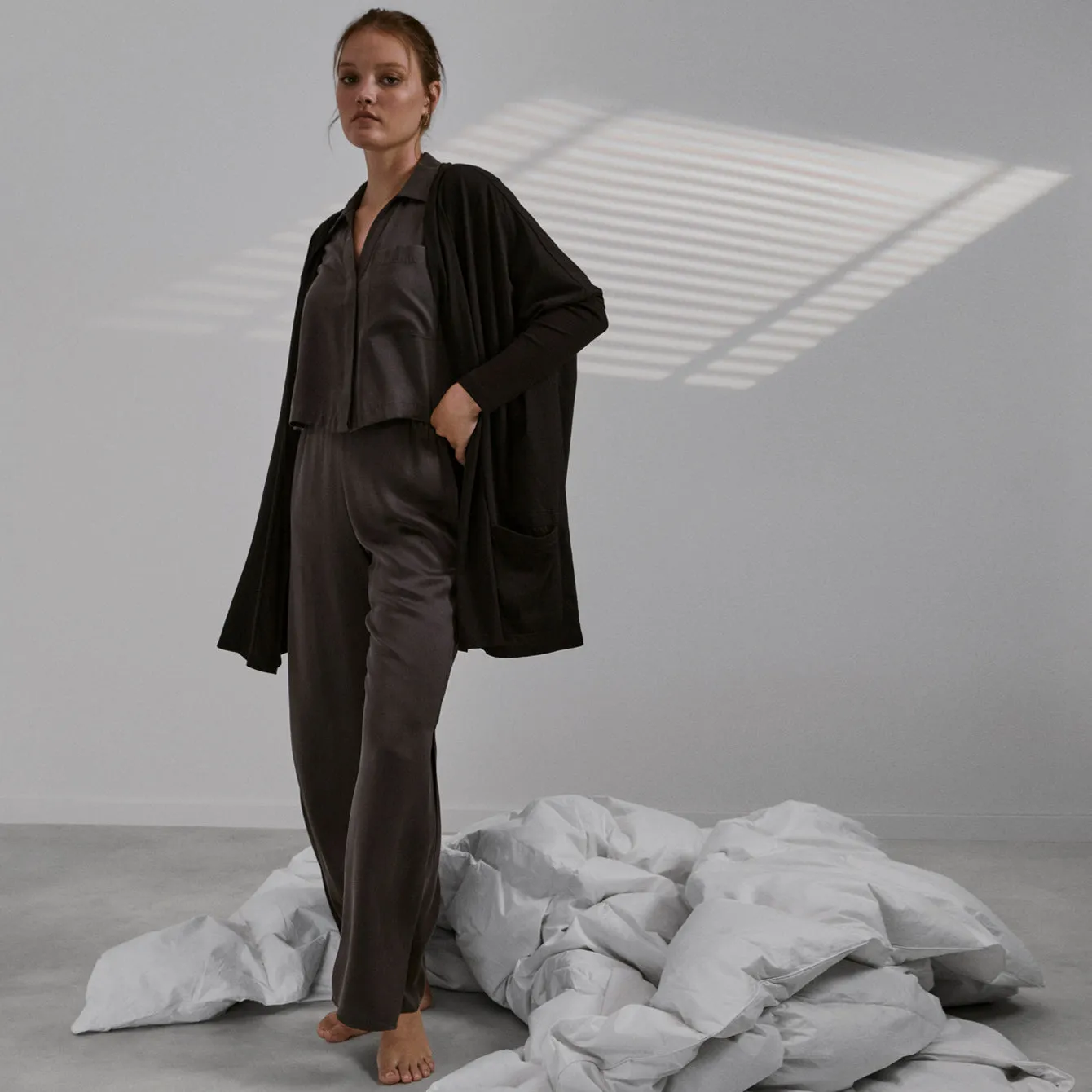 Organic Pima Short Cardigan