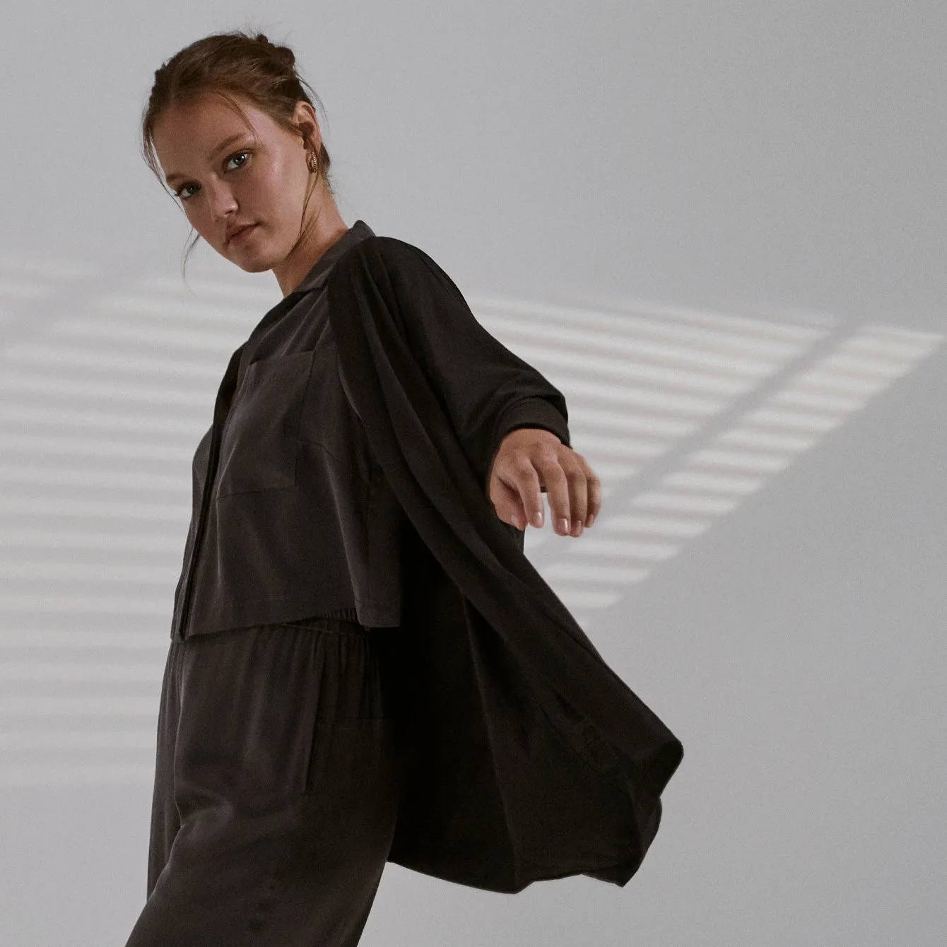 Organic Pima Short Cardigan