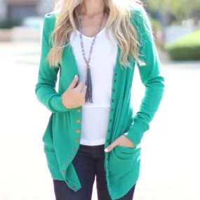 Pocket Snap Cardigan | S-XL