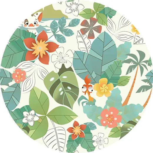[Pre Sale] Whimsical & Wild Hei Hei & Pua - Bamboo Flutter Sleeve & Shorts Lounge (EST SHIP LATE MARCH)