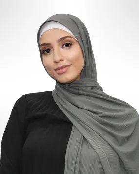Ribbed Jersey Hijab – Rangoon Green