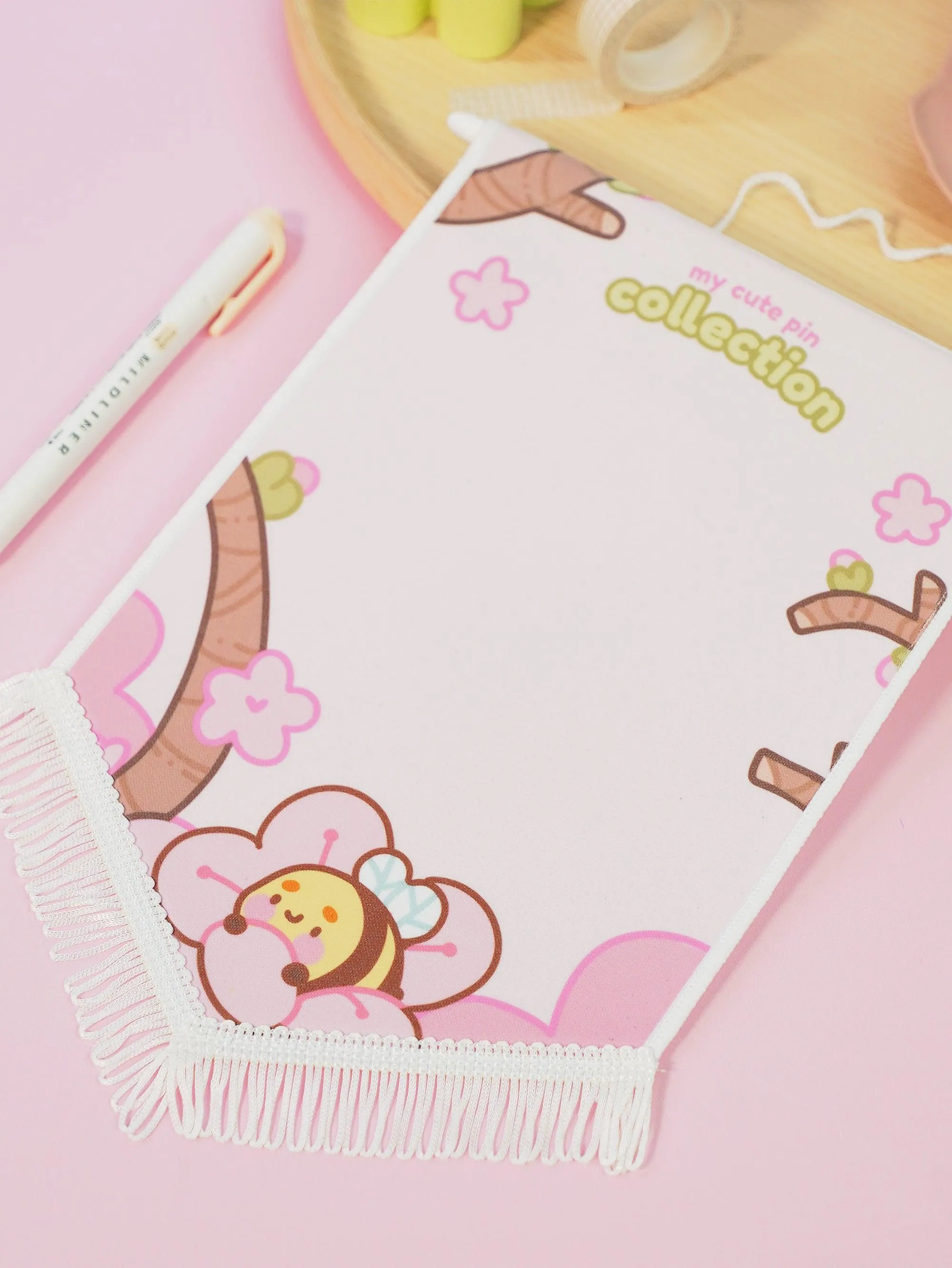 Sakura Snuggly Bumblebutt Pin Banner