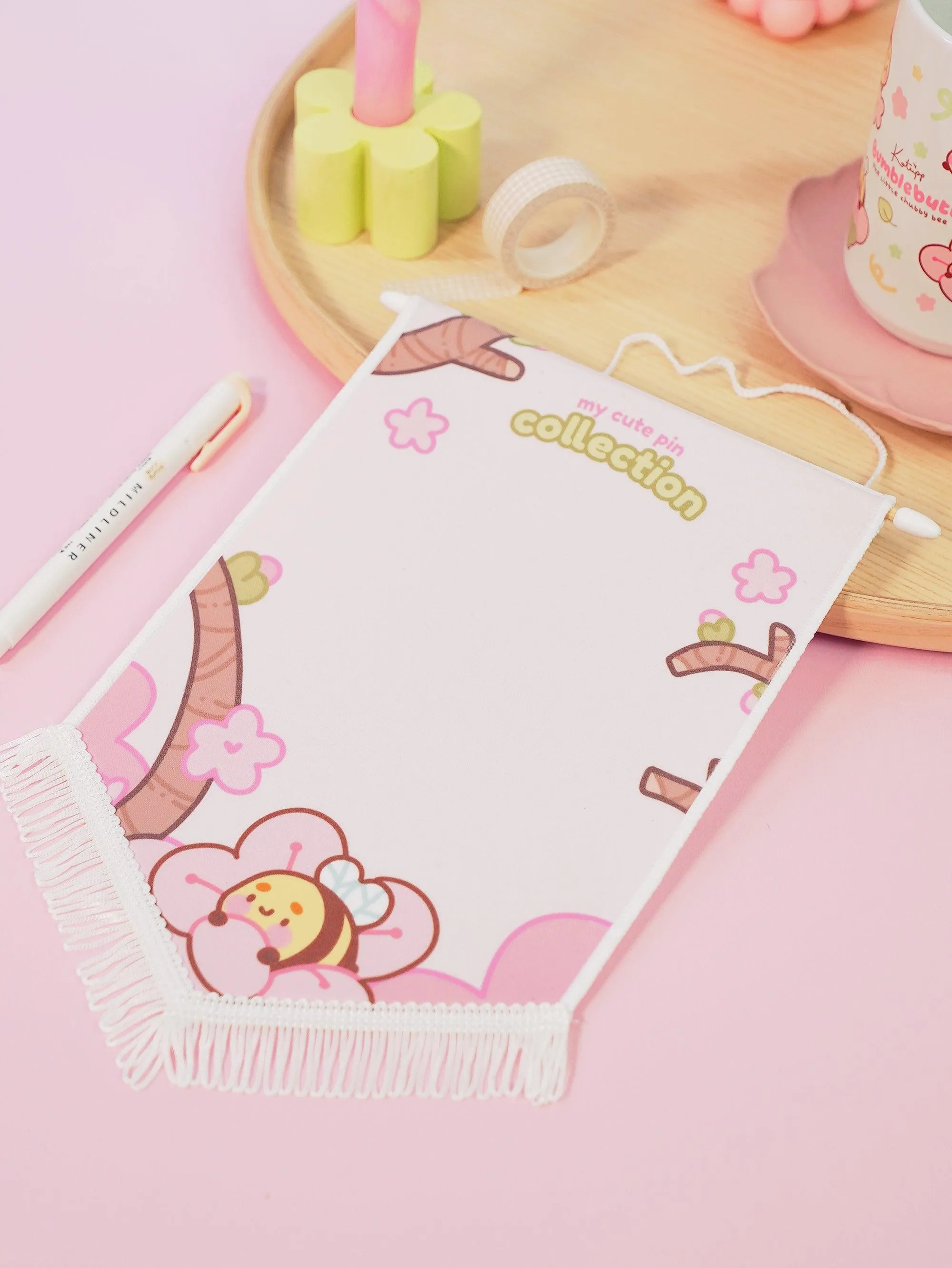 Sakura Snuggly Bumblebutt Pin Banner