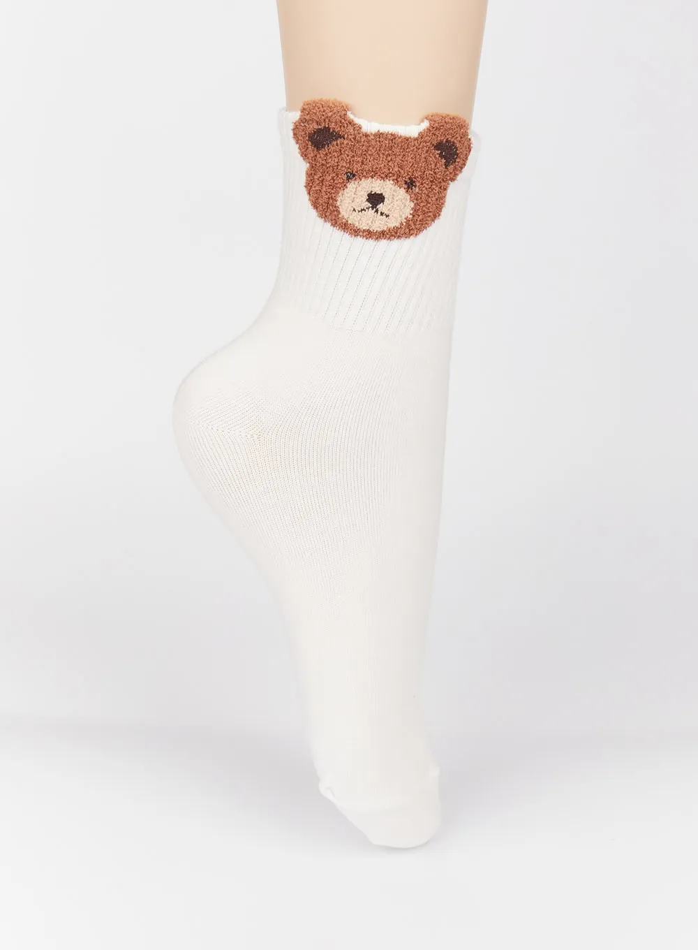 Snuggly Head Bear Socks IM531
